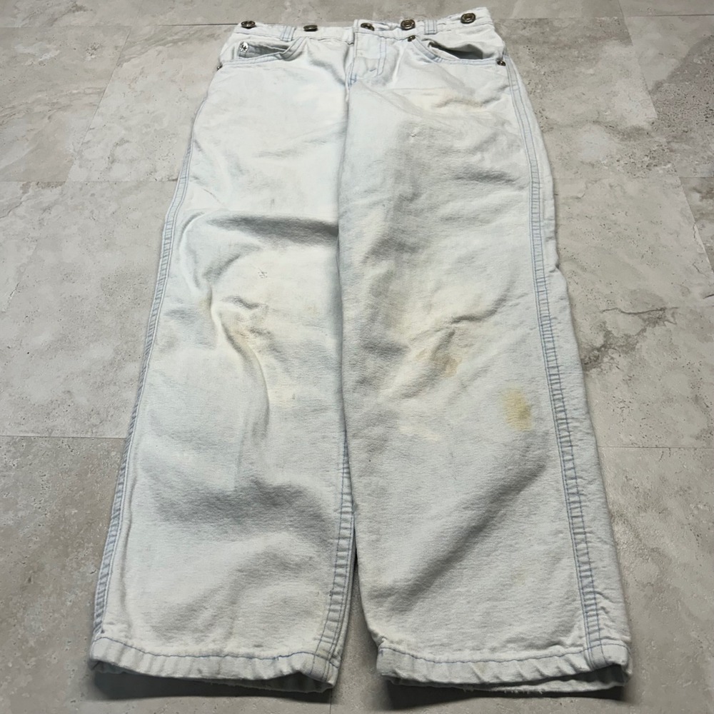 Levi's 512 Regular Jeans Light Wash Women 24x24 Made in USA Distressed 90s
